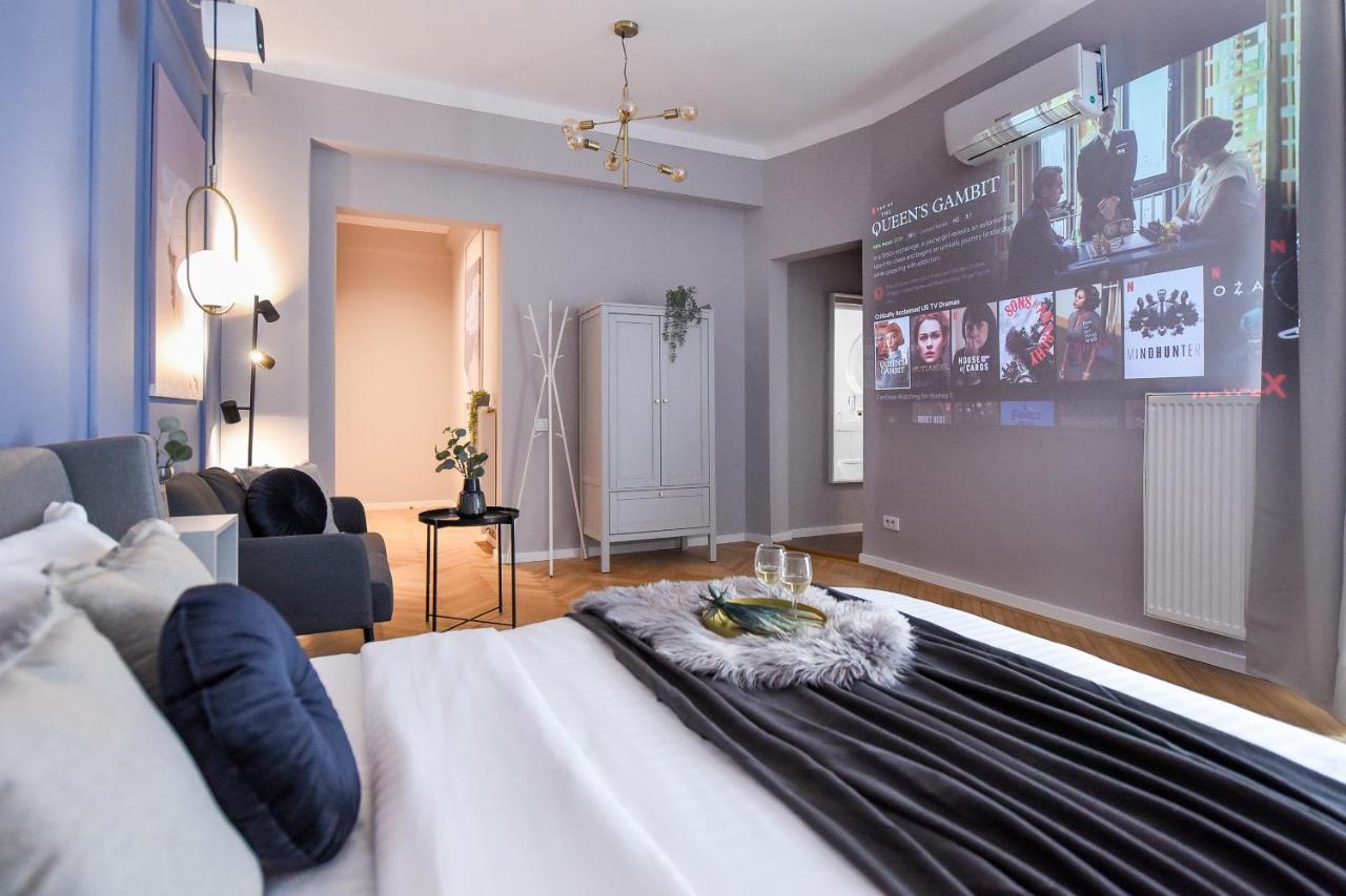 Modern Stay - Central Studios With Wall Projector Near Radisson Βουκουρέστι Εξωτερικό φωτογραφία